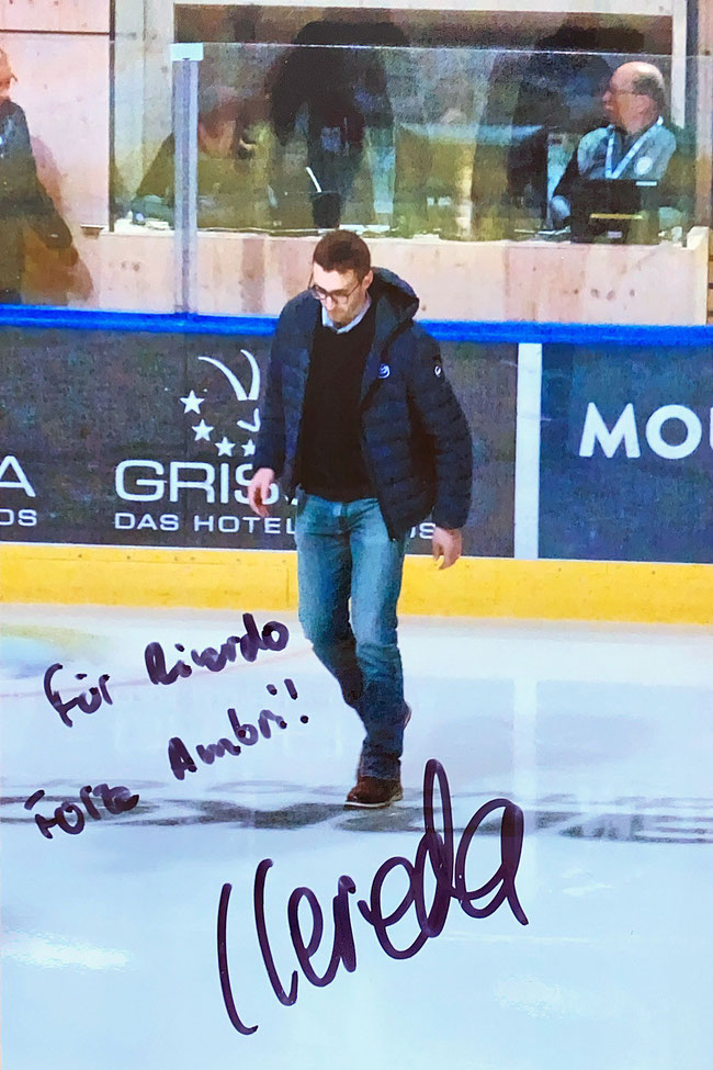 Autograph Luca Cereda Autogramm