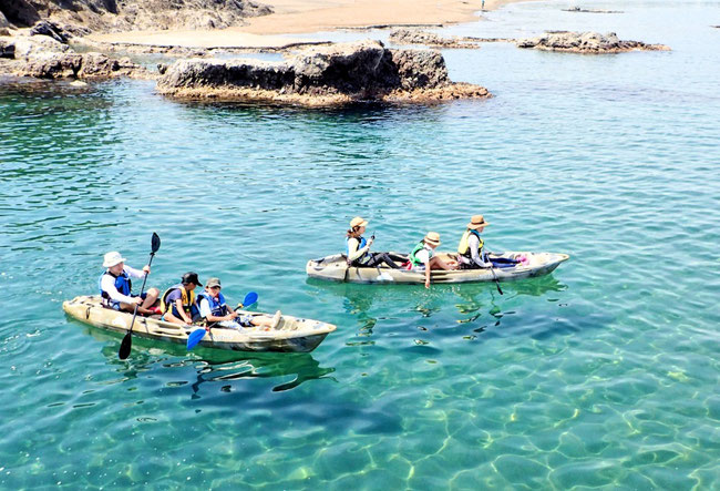 新潟の海でシーカヤックなら小竹屋旅館