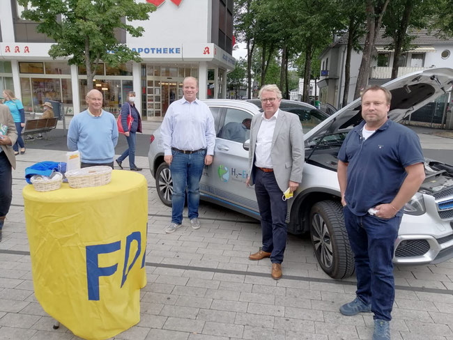 Bernd Schlegel, Christian Koch, Frank Schäffler, Bruno Gola (v.l.n.r.)