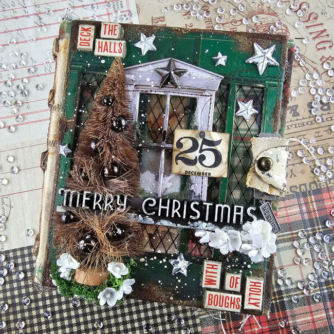 ACCORDION FOLIO CHRISTMAS JUNK JOURNAL! IDEA-OLOGY CHRISTMAS 2023