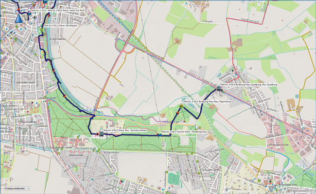 23.03.2022 Karte 12 Moritzpark - Bedburg-Hau-Qualburg