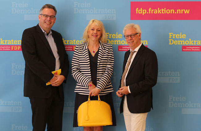 Thomas Franzkewitsch (FDP), Susanne Schneider (FDP), Günter van Aalst (Techniker Kasse)