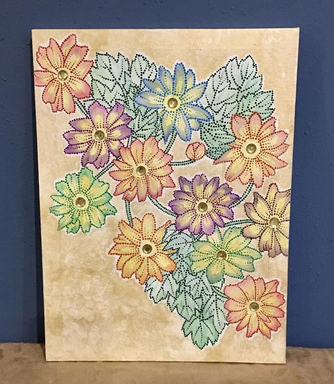 Blumig, Bildgröße 30 x 40 cm