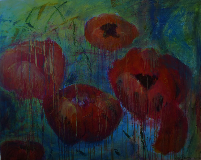 Ohne Titel , 120 x150 cm , BNR 332 , in Privatbesitz