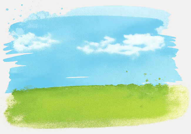 Aquarell-Illustration der Zahnarztpraxis in Teufen mit Alpstein-Landschaft im Hintergrund