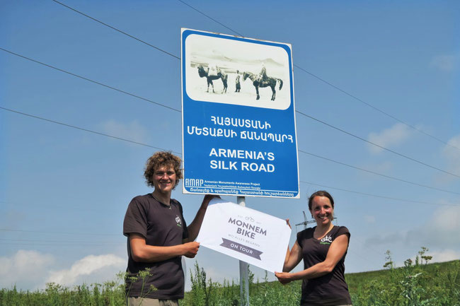 Wilkommen mit Monnem Bike auf der armenischen Seidenstraße