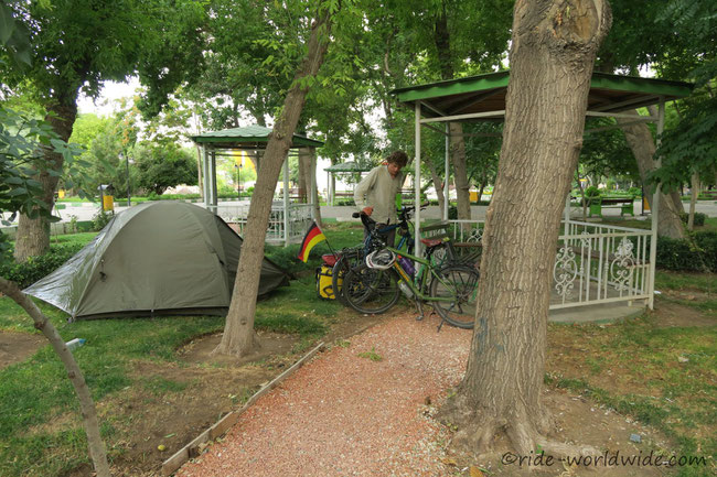 Im Stadtpark in Tabriz