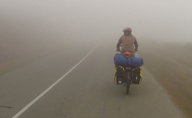 Nebel auf dem Meghri Pass