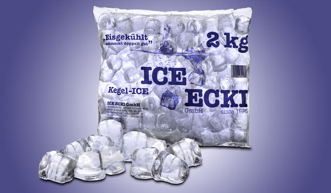 ICE Ecki Voll Eiskegel Eiswürfel