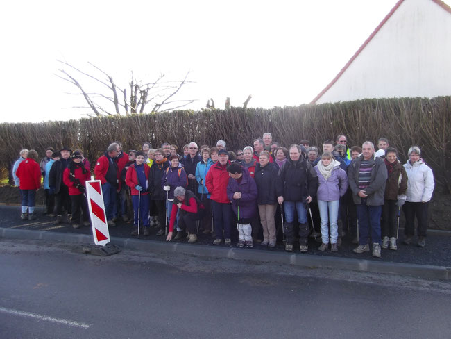 le groupe au départ de la randonnée