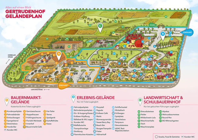 Gertrudenhof Erlebnisbauernhof Köln infos bilder attraktionen park plan öffnungszeiten preise parkplatz anfahrt