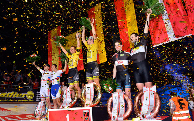 Siegerehrung beim Berliner Sechstagerennen © Frontalvision