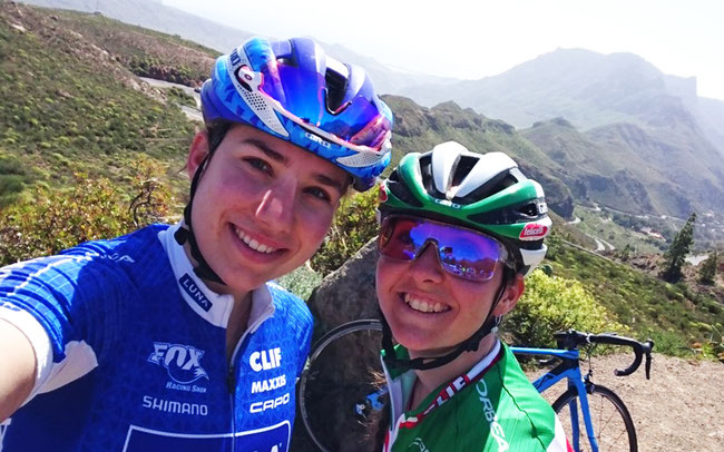 Eva Lechner (r.) mit Teamkollegin Andrea Waldis © Eva Lechner
