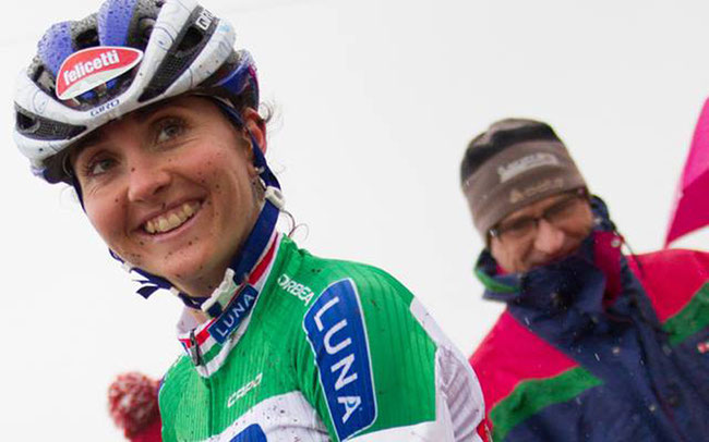 Foto (EKZ-Cross): Es bleibt dabei: Eva Lechner ist Italiens beste Crosserin