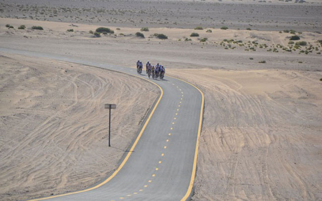 Ausfahrt in Dubai © Cycling Holidays ME