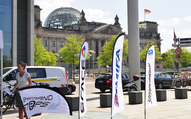 Der ZIV zeigt häufig Flagge in der Hauptstadt Berlin © ZIV
