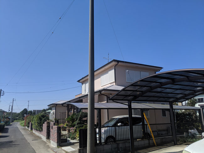 外壁塗装工事施工前