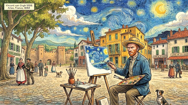 la-chambre-a-coucher-van-gogh-dictee-ce2-arles