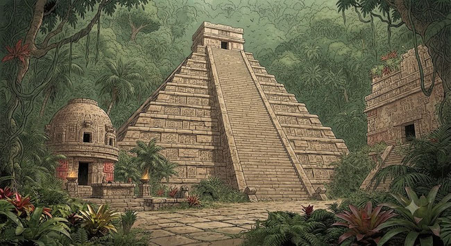 chichen-izta-dictee-cm1-cm2-mexique