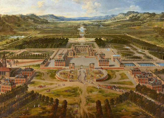 le château de Versailles dictée cm1 vue générale