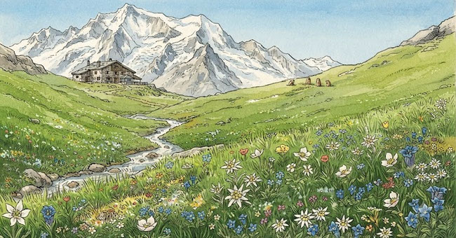 la-montagne-dictee-cm2-marmottes