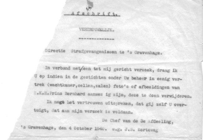 Document Herman van der Vegte