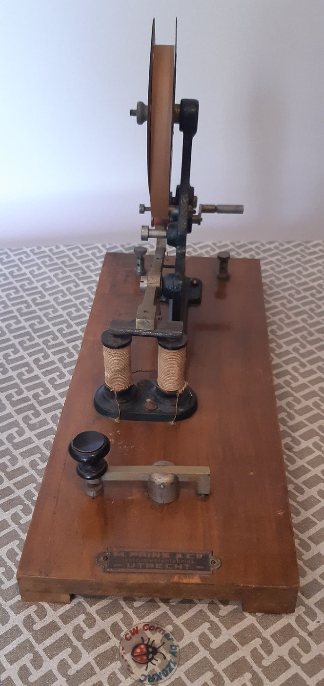 Demo morse registrator - M. Prins & Co. Utrech NL