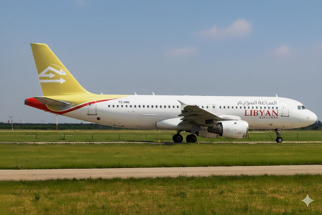 TS-INN Airbus A320-212 793  CFM56-5A3  Libyan Airlines (Nouvelair Tunisie) 1998 @ Verona Villafranca 09 2025 © Piti Spotter Club Verona