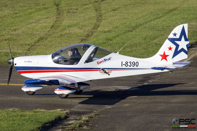  I-8390 TopGun Flying school Evektor Aerotechnik Eurostar EV97 @ Reggio Emilia 12 2018 e © Piti Spotter Club Verona