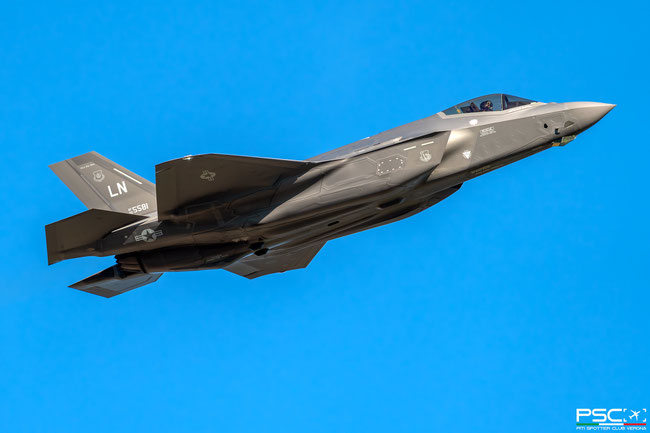 20-5581 LN F-35A-4 AF-341 495th FS @ Aviano 08 2024 © Piti Spotter Club Verona