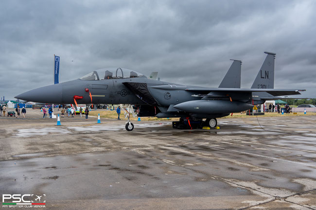 91-0301 LN F-15E-51-MC 1208/E166 492nd FS @ RIAT 2024 © Piti Spotter Club Verona