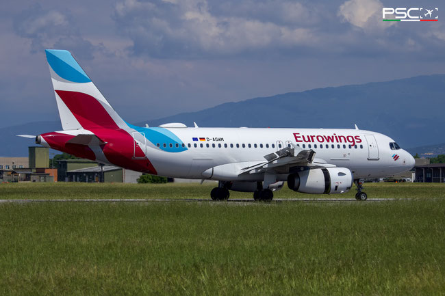 D-AGWM Airbus A319-132 3839  V2524-A5  Eurowings 2009  @ Aeroporto di Verona 05 2025 © Piti Spotter Club Verona