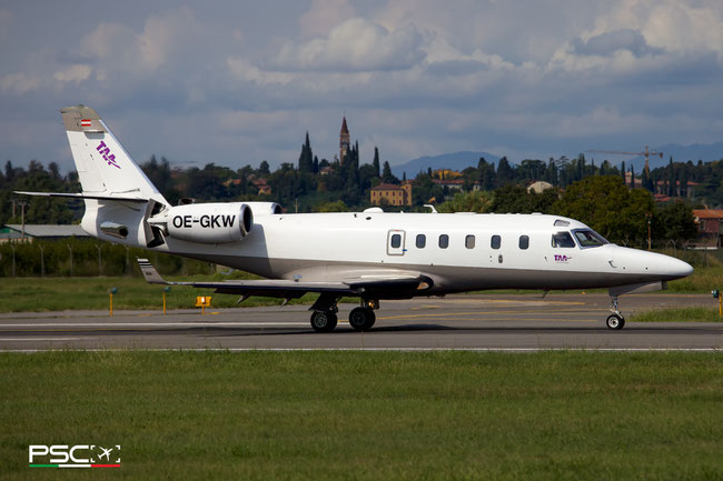OE-GKW IAI Gulfstream G100 150  TFE731-40R  Tyrol Air Ambulance 2003  @ Verona 09 2024 © Piti Spotter Club Verona
