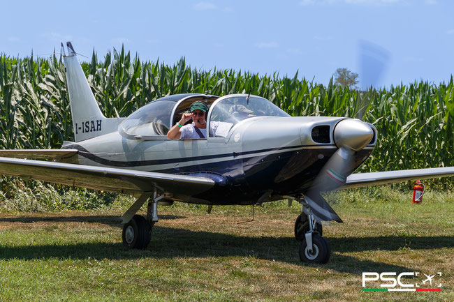 I-ISAH  SIAI-Marchetti SF260D · Serial #: 836 @ Bagnoli FlyParty 06 2025 © Piti Spotter Club Verona