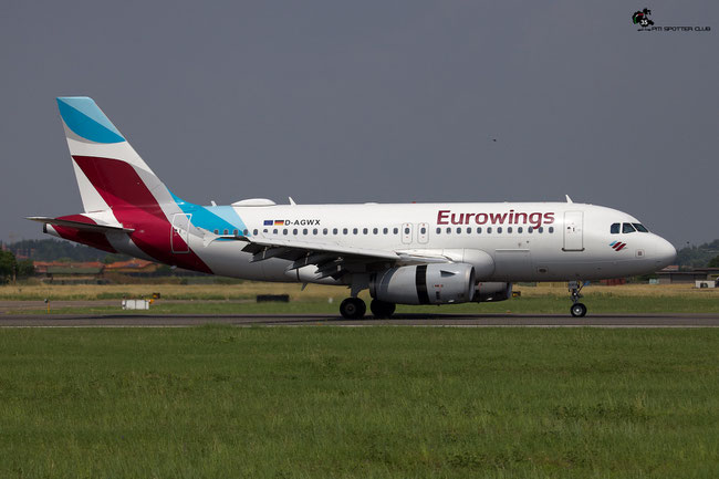 D-AGWX A319-132 5569 Eurowings @ Aeroporto di Verona 05.2023 © Piti Spotter Club Verona