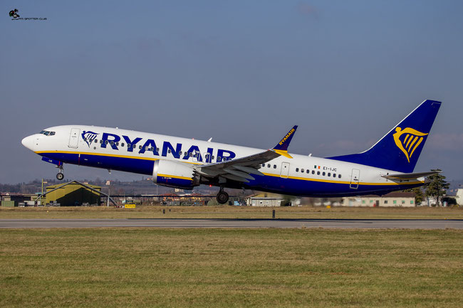 EI-IJC Boeing 737-8 MAX 200 67092 8856 LEAP-1B  Ryanair 2023 @ Aeroporto di Verona 01 2025 © Piti Spotter Club Verona