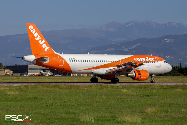 G-EJCH Airbus A320-214 4316  cfm56-5B4/P  easyJet 2010  @ Aeroporto di Verona 09 2025 © Piti Spotter Club Verona