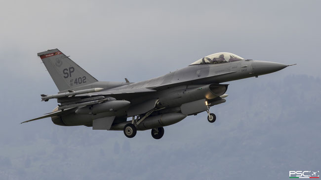 91-0402 SP F-16CM-50-CF CC-100 480th FS @ Aviano AFB 05 2025 © Piti Spotter Club Verona