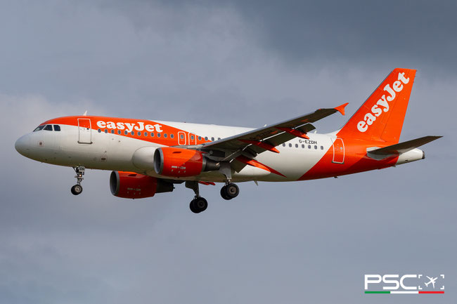 G-EZDH Airbus A319-111 3466  CFM56-5B5/P  easyJet (Aero Capital Solutions, Inc) 2008 @ Aeroporto di Verona 07 2025 © Piti Spotter Club Verona