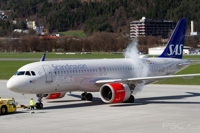 SE-ROB A320-251N 7676 SAS Scandinavian Airlines - Scandinavian Airlines System @ Innsbruck 03.2024 © Piti Spotter Club Verona