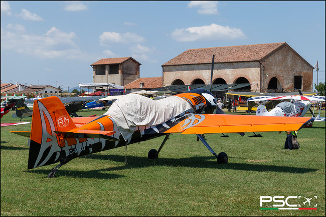 EC-MKU Private Sukhoi Su-31 Serial. 36451 @ Bagnoli FlyParty 06 2025 © Piti Spotter Club Verona