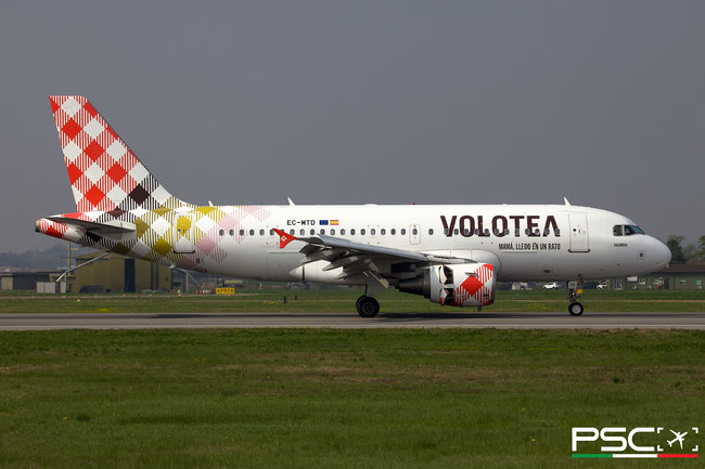 EC-MTD A319-111 2318 Volotea Air @ Aeroporto di Verona 03 2024 © Piti Spotter Club Verona