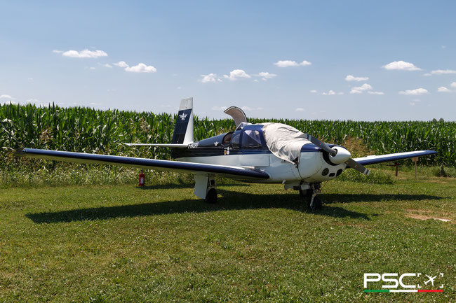  I-HUPF  Mooney M20 · Serial #: 1169 @ Bagnoli FlyParty 06 2025 © Piti Spotter Club Verona