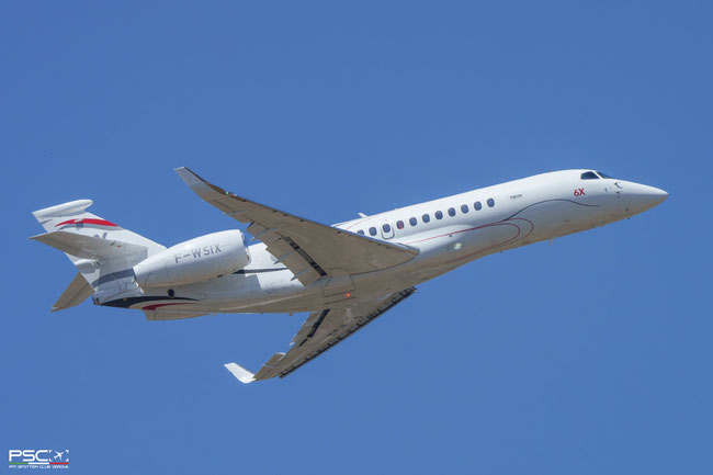 F-WSIX Dassault Falcon 6X 001  PW812D  Dassault Aviation 2021 @ Paris Le Bourget 06 2025 © Piti Spotter Club Verona