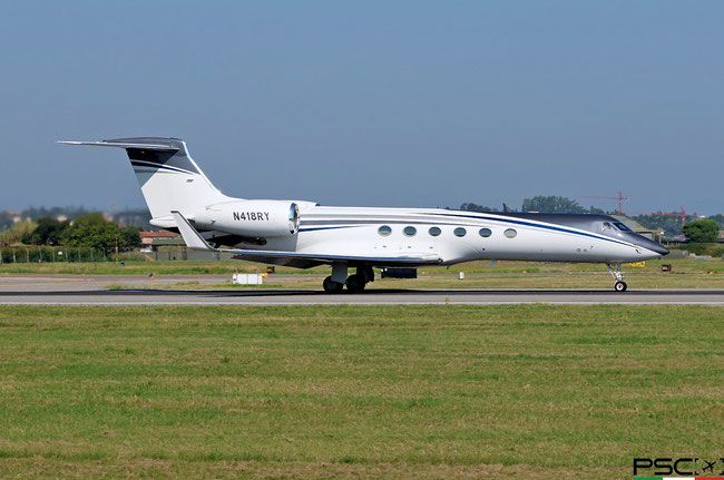 N418RY Gulfstream G-V 615  BR700-710C4-11   2000 @ Aeroporto di Verona 08 2025 © Piti Spotter Club Verona