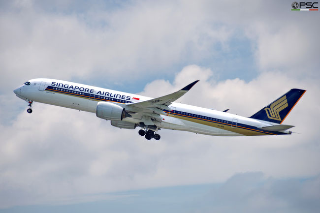 9V-SHQ A350-941 439 Singapore Airlines @ Brisbane Airport - 12/2023 - per gentile concessione di Maurizio Martinelli  ©  Piti Spotter Club Verona