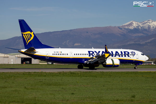 EI-IGK B737-8-200 67075/8564 Ryanair @ Aeroporto di Verona 03 2024 © Piti Spotter Club Verona