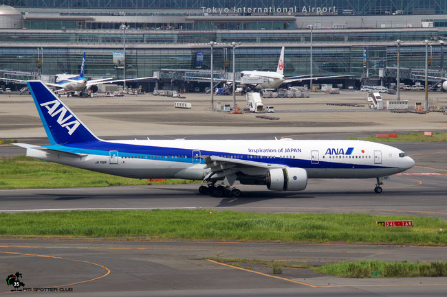 JA716A B777-281ER 33414/574 ANA - All Nippon Airways @ Tokyo Haneda 07.2023 © Piti Spotter Club Verona