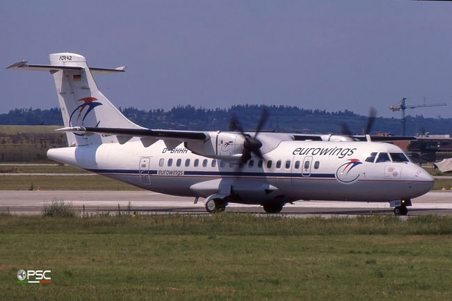 D-BHHH ATR42-300 173 Eurowings © 2017 courtesy of Marco Ceschi - Piti Spotter Club Verona