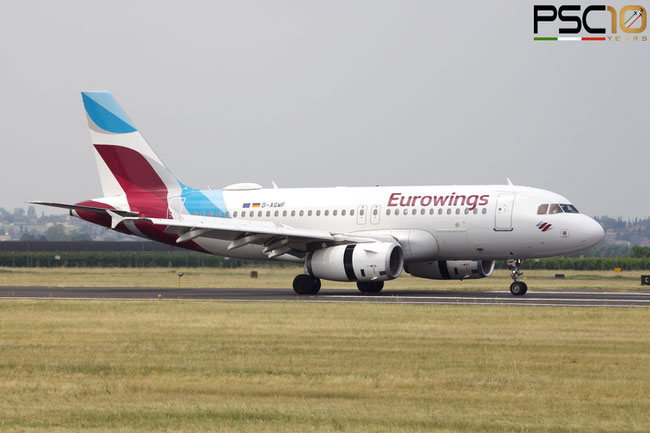 D-AGWF A319-132 3172 Eurowings @ Aeroporto di Verona 05 2022 © Piti Spotter Club Verona